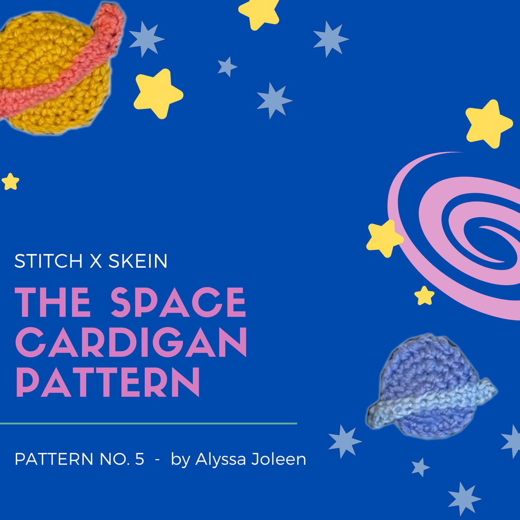 Space Cardigan PDF pattern