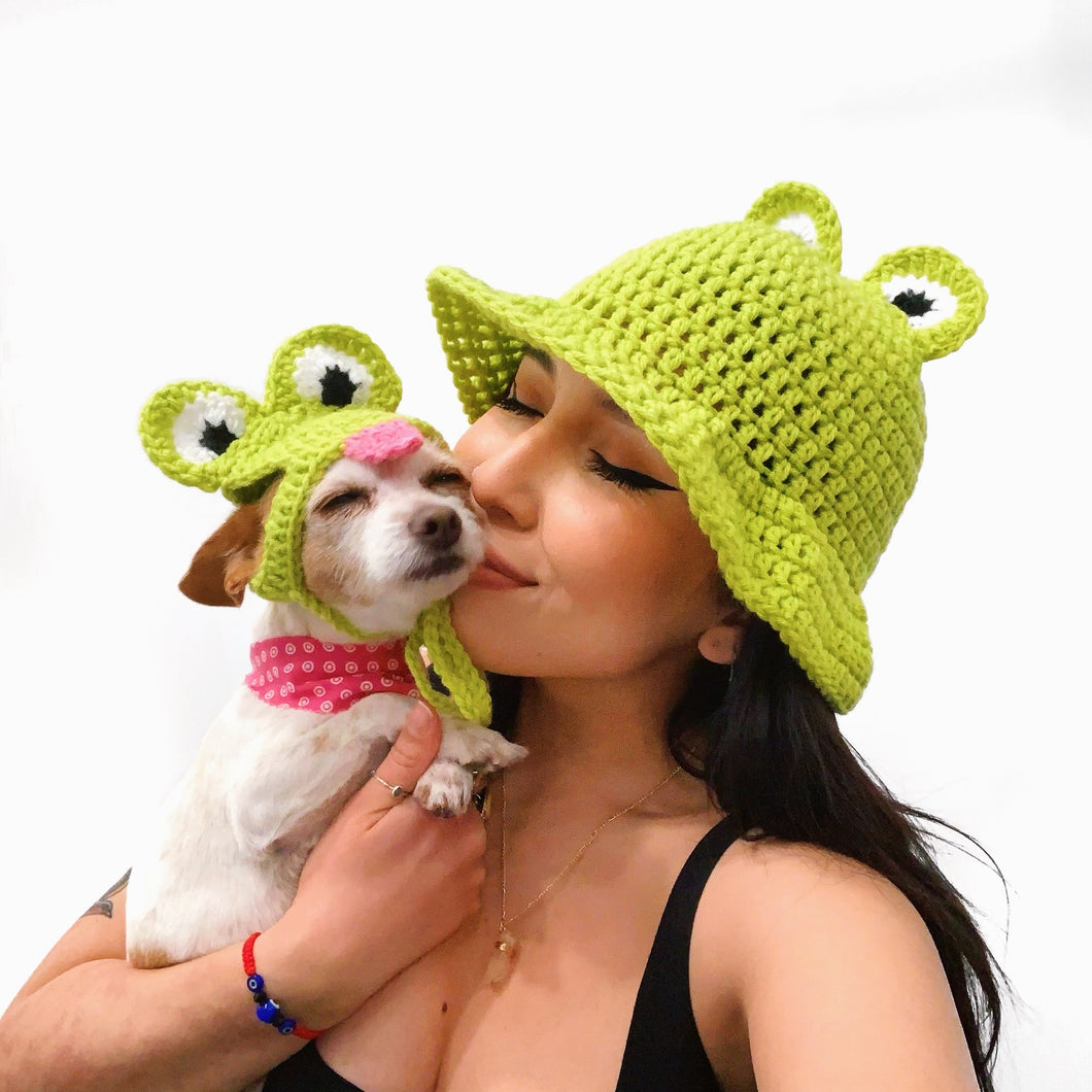 Frog hat - for humans